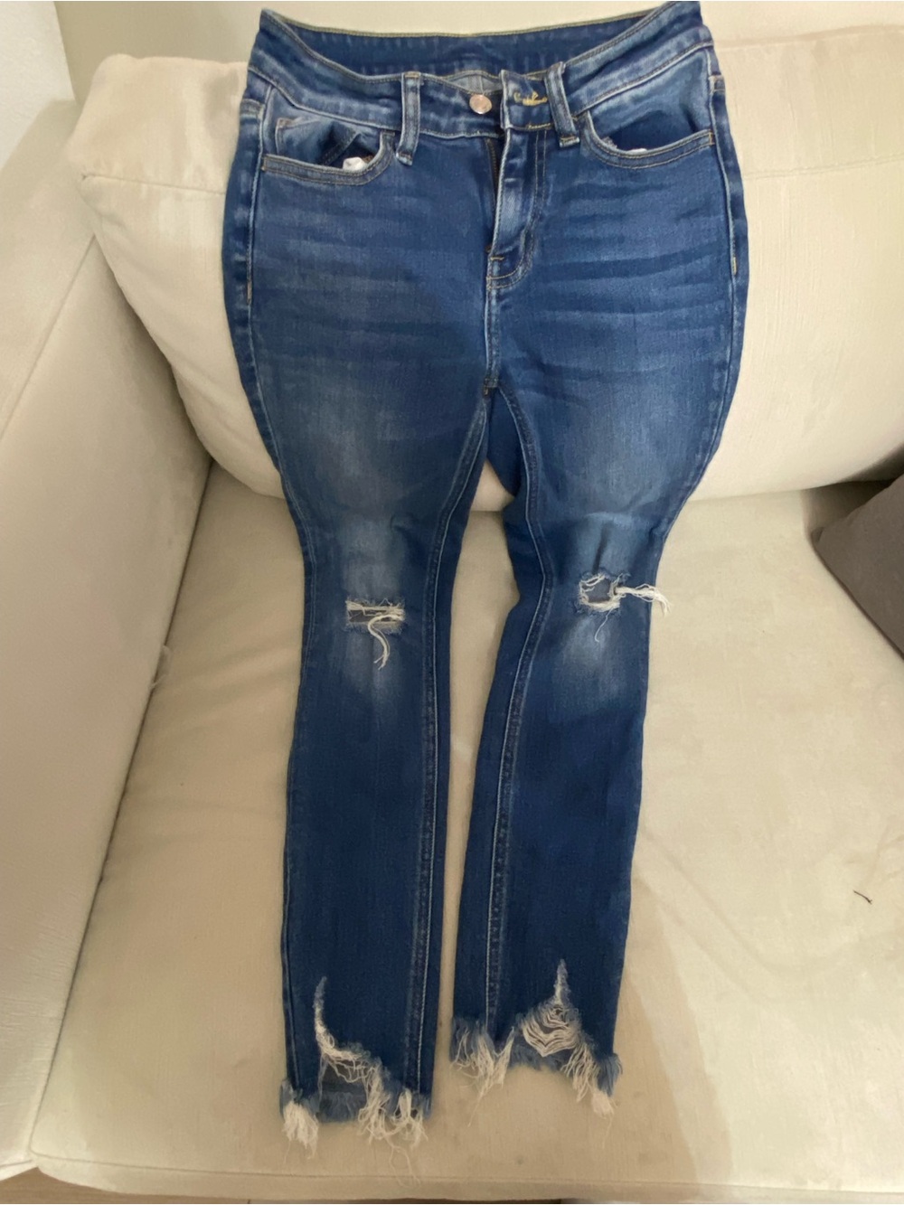 Vervet Classics Skinny Jeans in Dark Blue